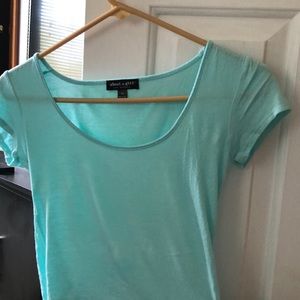 Light Blue Crop Top